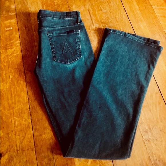 7 For All Mankind Denim - Seven for all Mankind size 28 A pocket Black wash